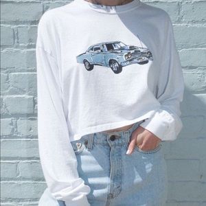 Brandy Melville long sleeve car top